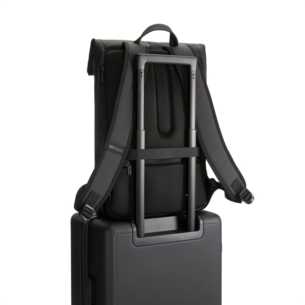 XDDESIGN Urban Water Resistant Flap-top Backpack - Black