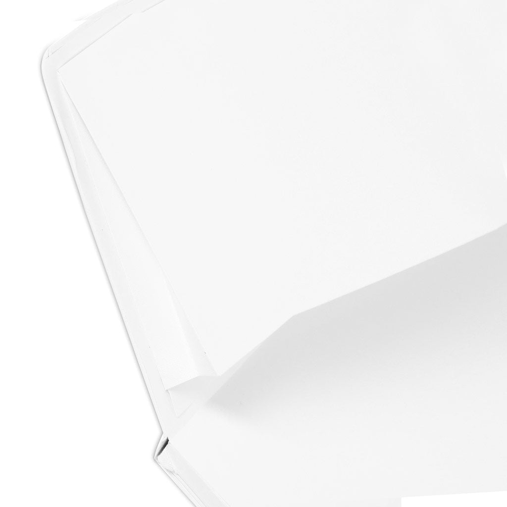 BUKH - SANTHOME A5 Hardcover Ruled Notebook White