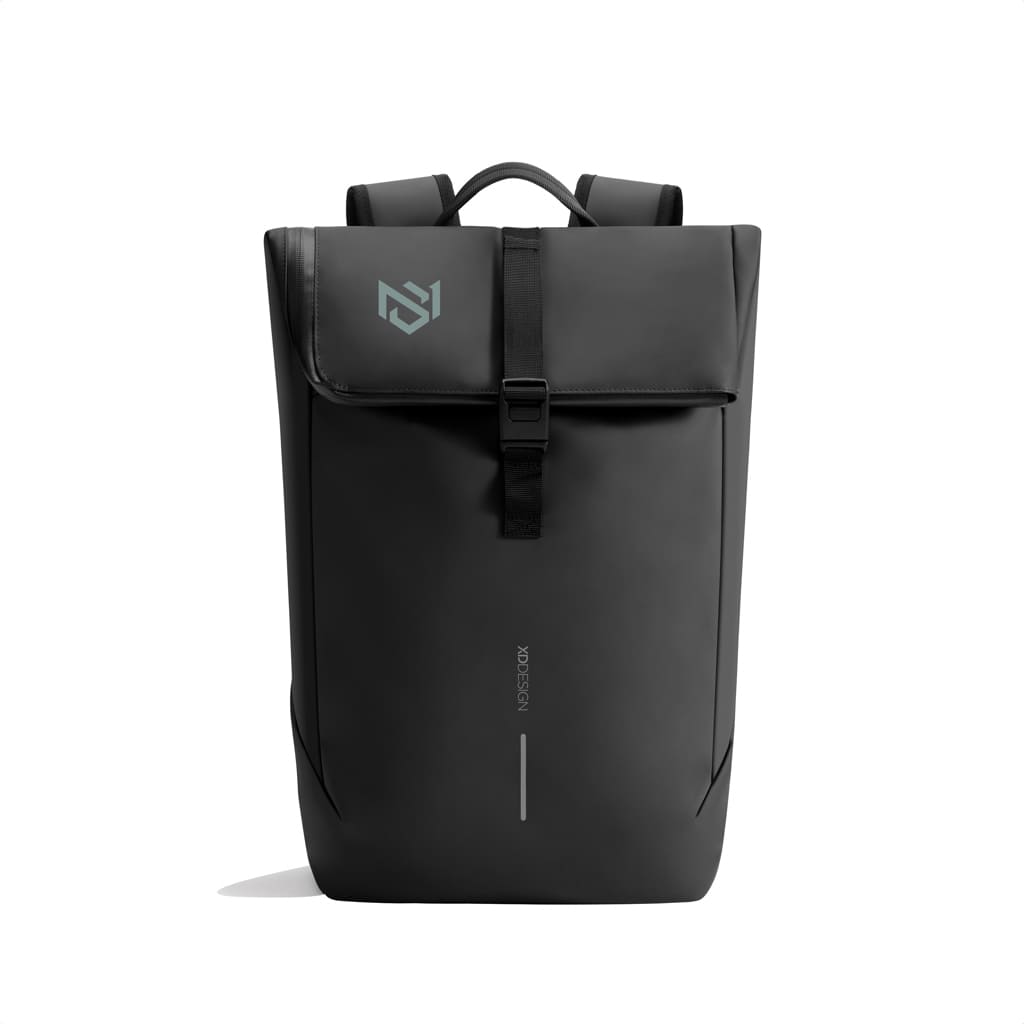 XDDESIGN Urban Water Resistant Flap-top Backpack - Black