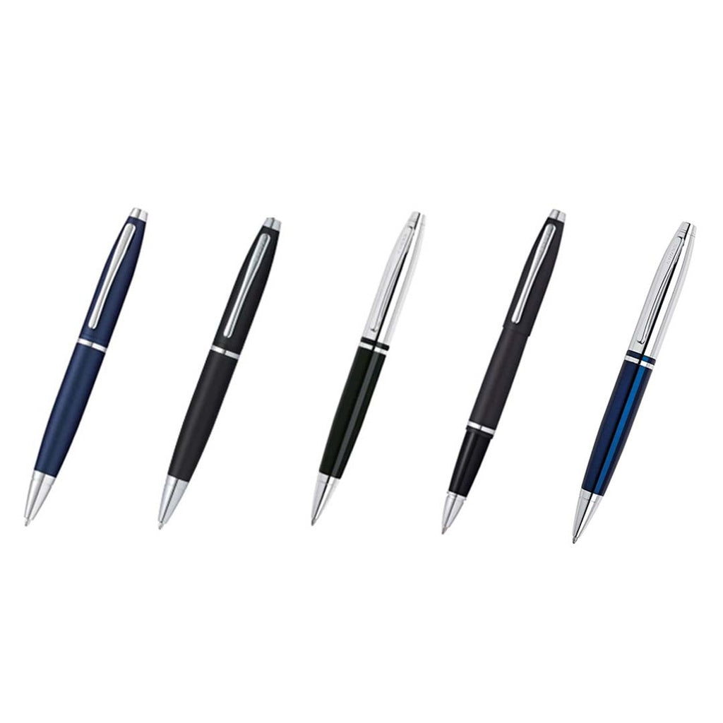 Cross Calais™ Matte Black with Polished Chrome Appointments Selectip Rollerball Pen (Blue Ink)