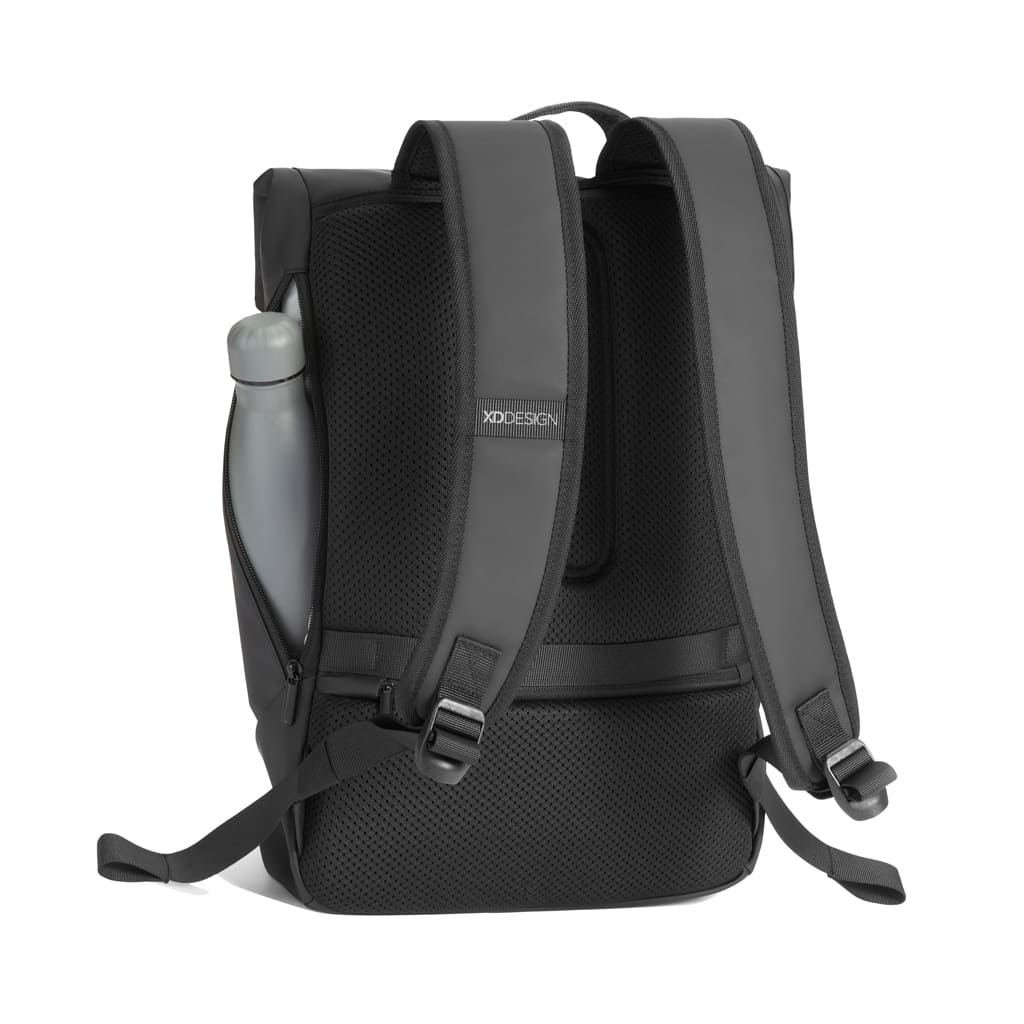XDDESIGN Urban Water Resistant Flap-top Backpack - Black