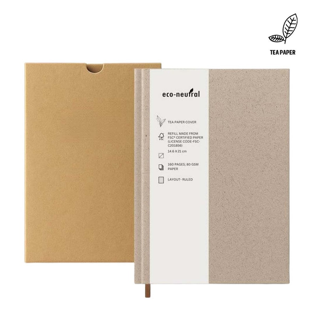 KEILA - eco-neutral TEA Cover A5 Notebook