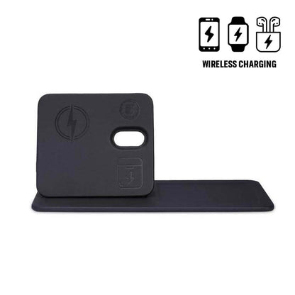 AVRON - Giftology 3-in-1 Magnetic Wireless Charger Desk Tray - Black
