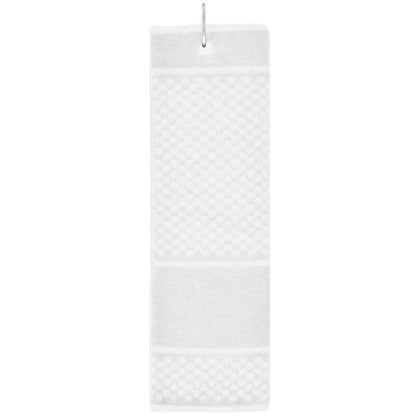 MARABA - Sports Hand Towel with Carabiner - White