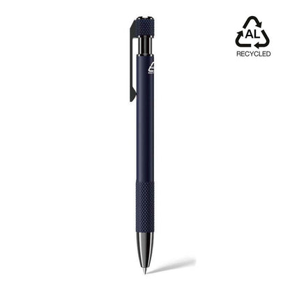 PILA - Recycled Aluminium Ballpoint Pen - Navy Blue