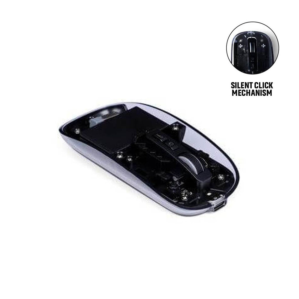 LOGIK - @memorii Transparent 3-mode Wireless Mouse