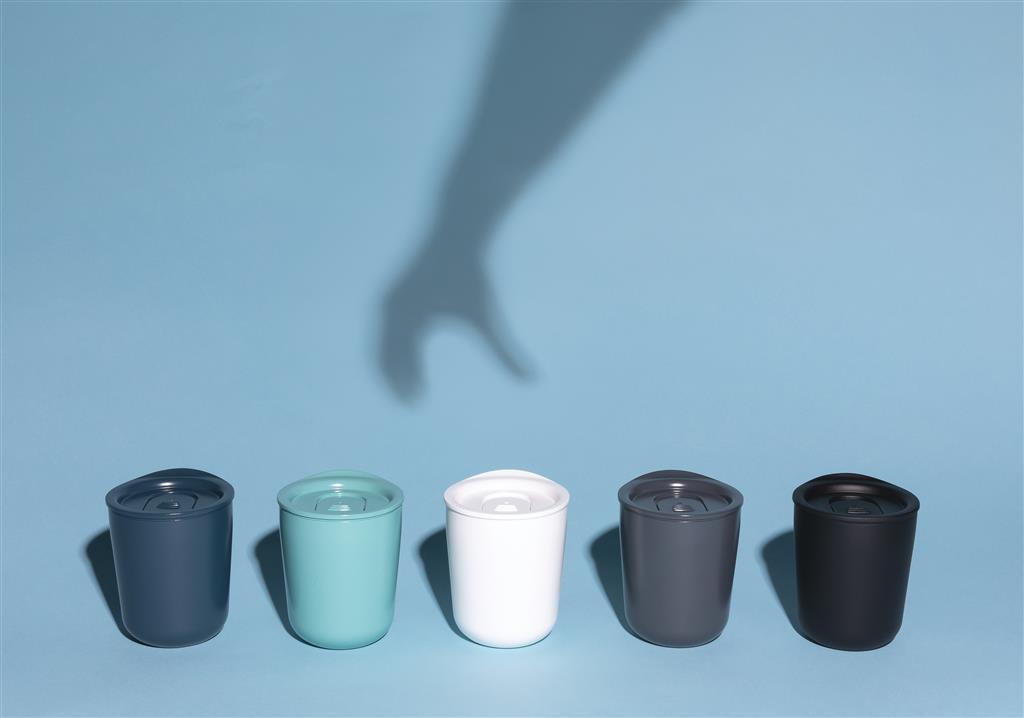 CELLE - Classic Coffee Tumbler - White (anti-microbial)