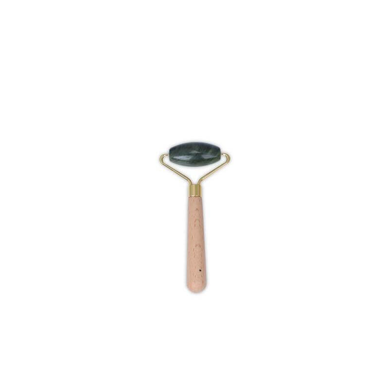 LUNA - Set of Jade Face Roller, Guasha and Mirror