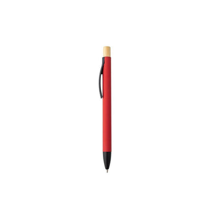 BOLT - Aluminium Push Action Ballpen - Red