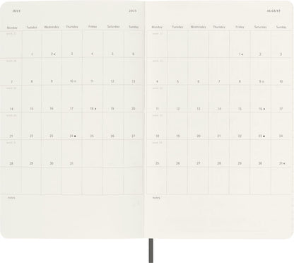 Moleskine 2025 Weekly 12M Planner - Soft Cover - Large