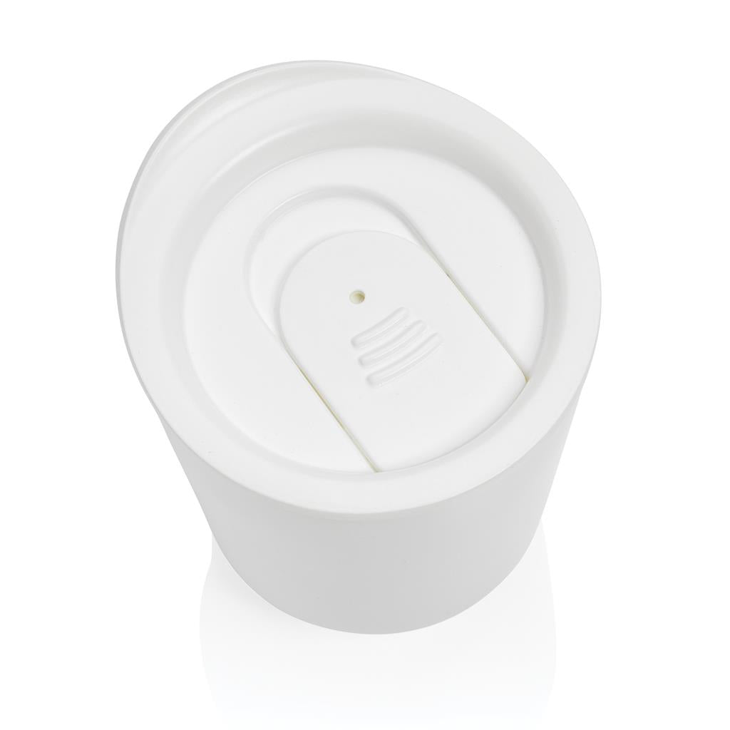 CELLE - Classic Coffee Tumbler - White (anti-microbial)