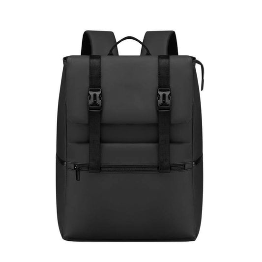 LEON - Giftology 17" Rolltop Backpack - Black