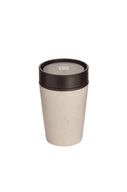 Circular Cup 8oz Cream & Cosmic Black
