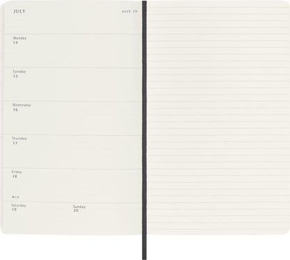 Moleskine 2025 Weekly 12M Planner - Soft Cover - Large