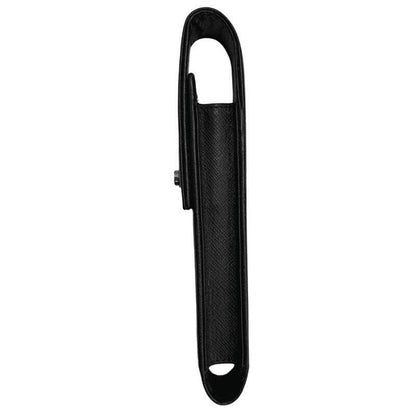 CROSS Leather Single Pen Case with Flap - Black