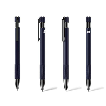 PILA - Recycled Aluminium Ballpoint Pen - Navy Blue