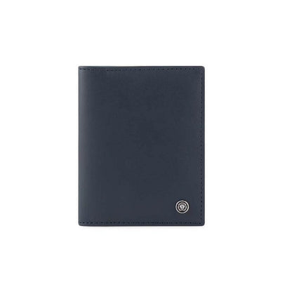 CROSS Soft Grain Leather Business Card Case - Navy Blue