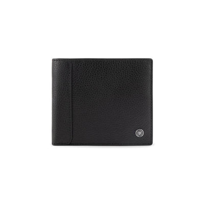 CROSS Pebble Leather 6CC Classic Fold Wallet with 6CC Cardholder - Black