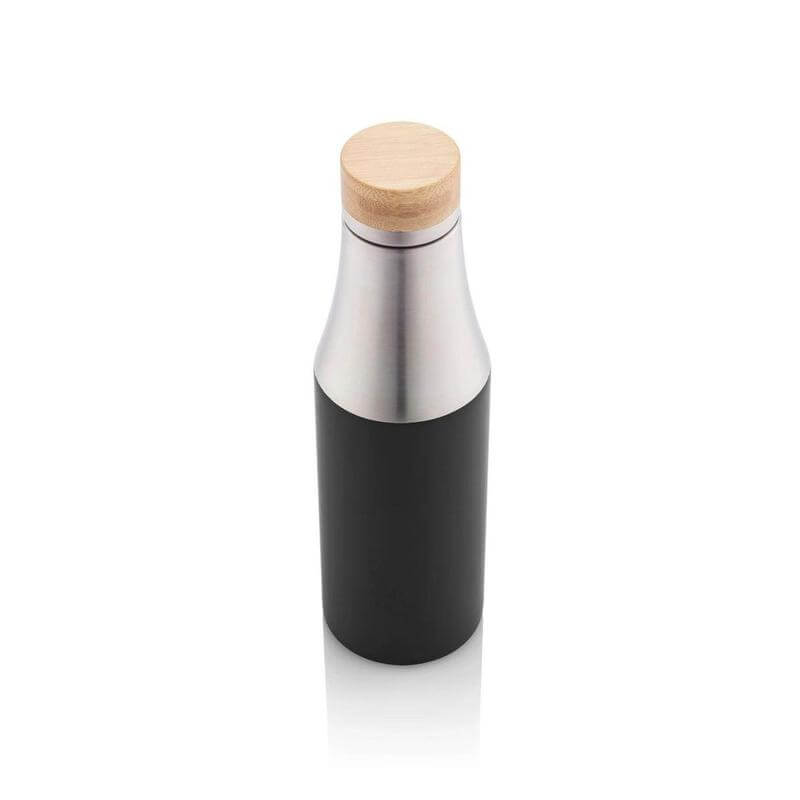 R-BREDA - CHANGE Collection Recycled Insulated Water Bottle - Black