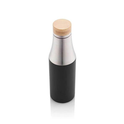 R-BREDA - CHANGE Collection Recycled Insulated Water Bottle - Black
