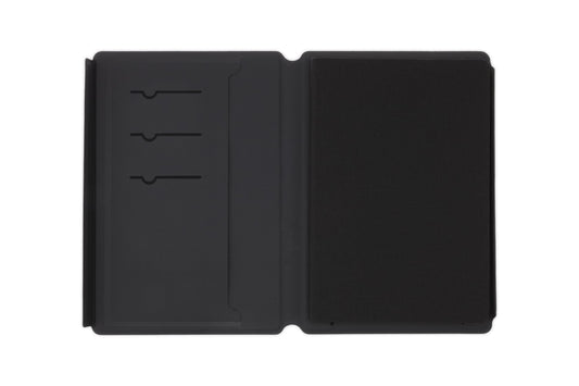 TESSIN - CHANGE ZERO Sustainable Gift Set with Refillable Notebook, Pen & Cardholder - Black