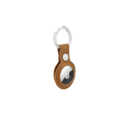 LEEVI - Santhome® PU Keychain with Santhome Tag pocket - Tan