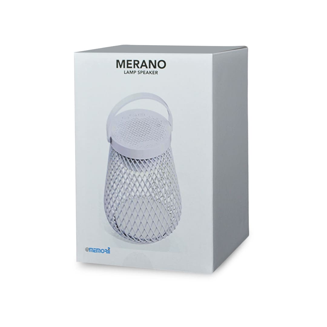 MERANO - @memorii Wireless Speaker Lantern - White
