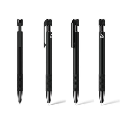 PILA - Recycled Aluminium Ballpoint Pen - Black