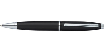 Cross Calais™ Matte Black with Polished Chrome Appointments Ballpoint Pen (Blue Ink)