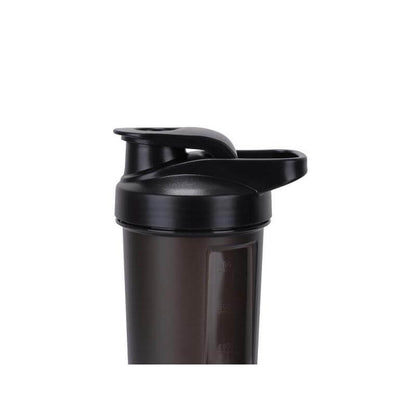 FINIQ - Giftology Protein Shaker Water Bottle with Cup - Black