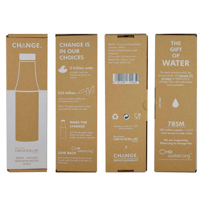 BREDA - CHANGE Collection Insulated Water Bottle - Green