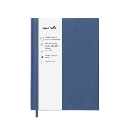 DALI - eco-neutral Denim Paper Cover A5 Notebook