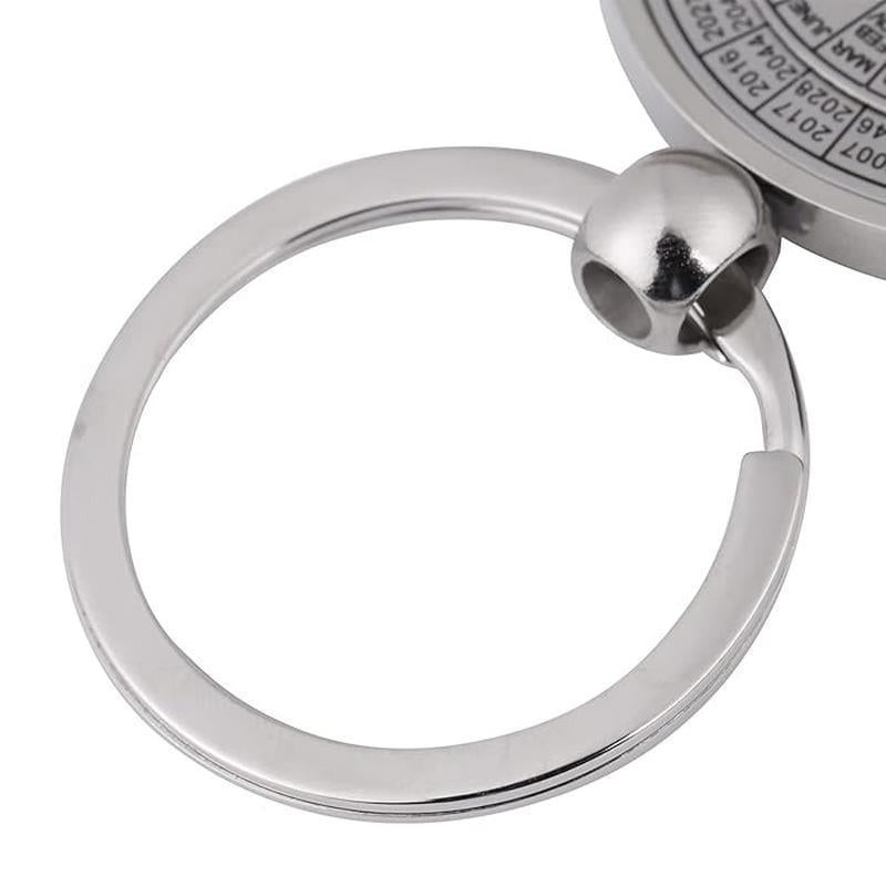 SLIGO - 50 Year Perpetual Calendar Keychain - Silver