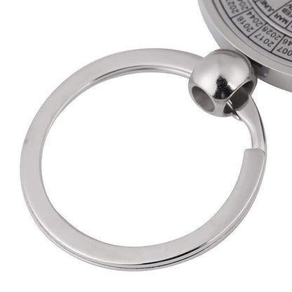 SLIGO - 50 Year Perpetual Calendar Keychain - Silver