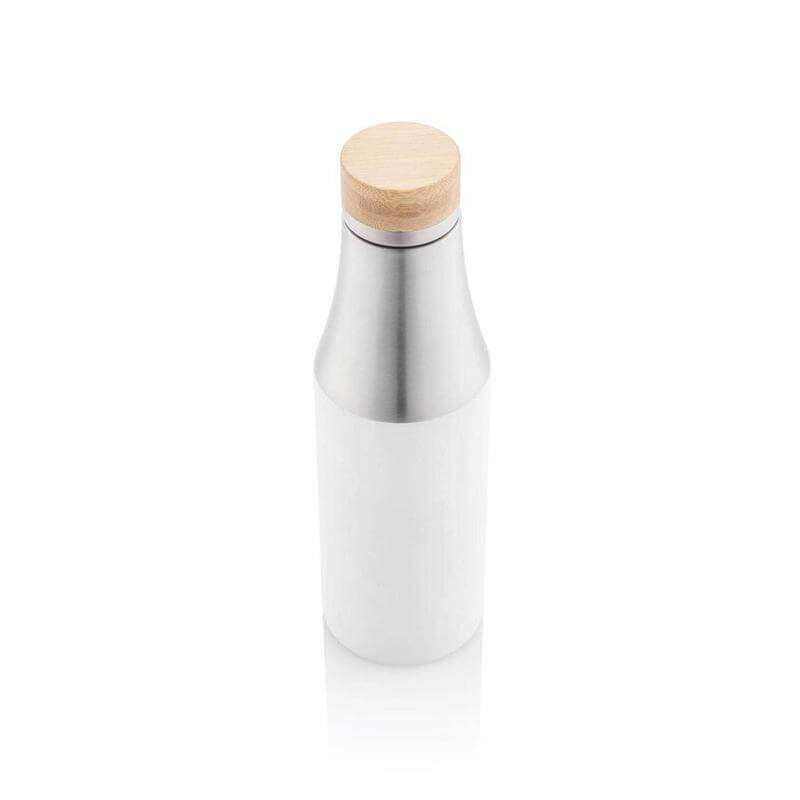 R-BREDA - CHANGE Collection Recycled Insulated Water Bottle - White