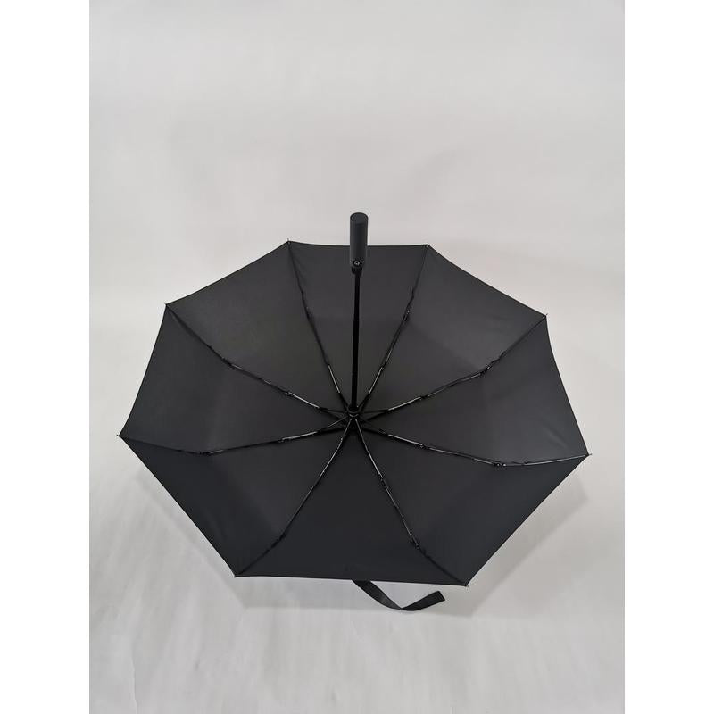 URBINO - Santhome RPET Auto-Open 23" Umbrella with SPF50 UV Protection - Black