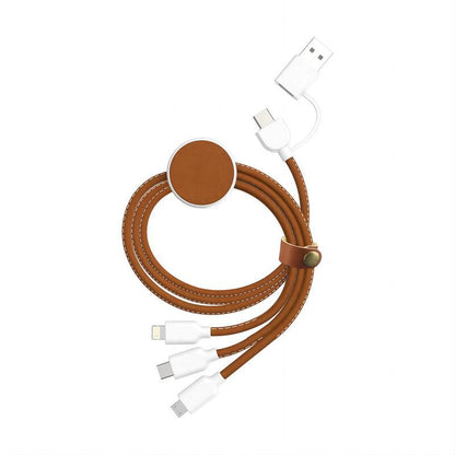 KOPER - @memorii Recycled 6-in-1 Charging Cable - White