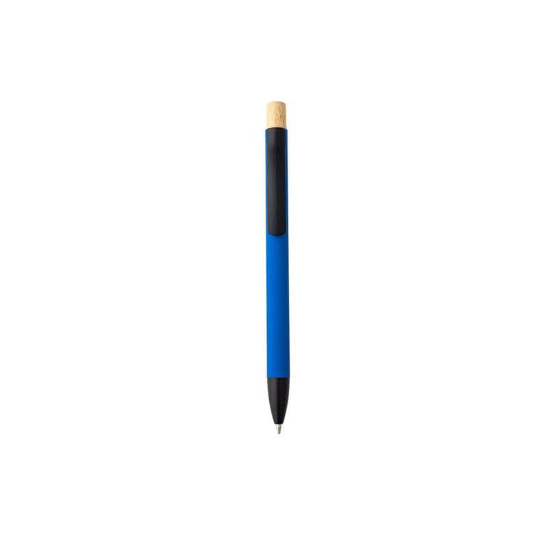 BOLT - Aluminium Push Action Ballpen - Medium Blue