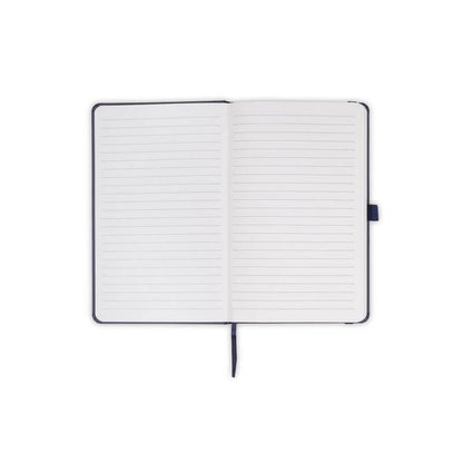 FAROE - Santhome A5 PU Hard Cover Notebook with Pen Loop - Navy Blue