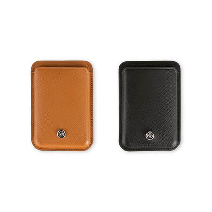 CROSS Saffiano Leather Magnetic Cardholder - Mocha