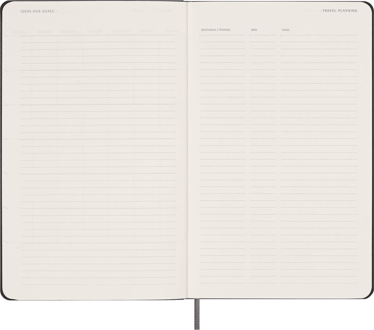 Moleskine Undated 12 Month Weekly Planner - Hard Cover - Large