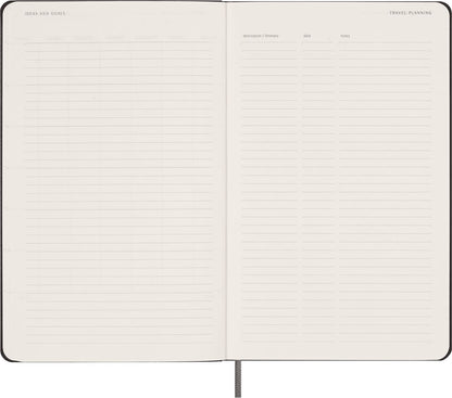 Moleskine Undated 12 Month Weekly Planner - Hard Cover - Large