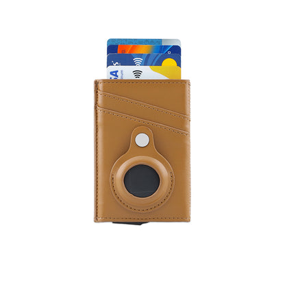 TROMSI - Santhome® PU Card Holder with Santhome Tag pocket - Tan