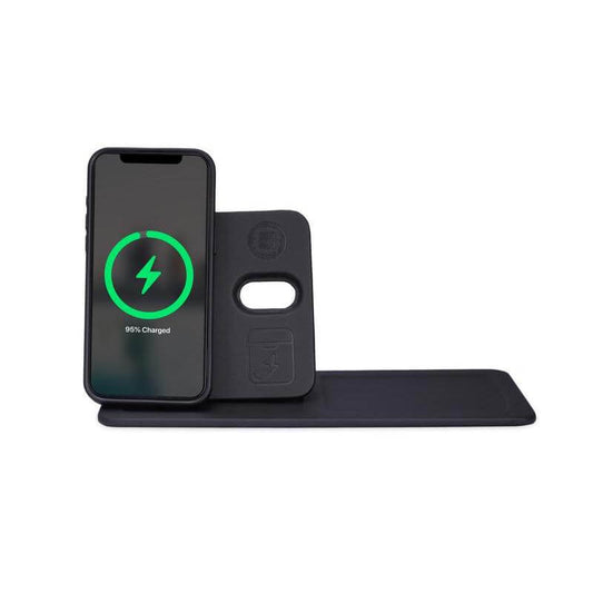 AVRON - Giftology 3-in-1 Magnetic Wireless Charger Desk Tray - Black