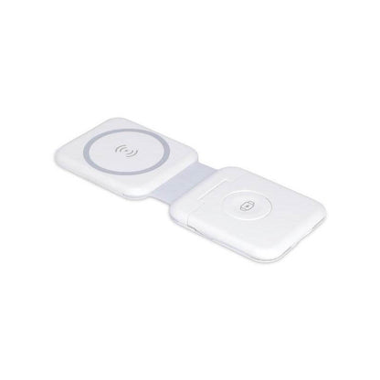 TURIN - @memorii Foldable Wireless Charger and Multicable Set - White