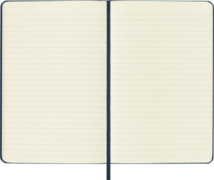 Moleskine Classic Medium Ruled Hard Cover Notebook - Prussian Blue