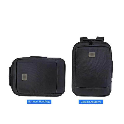 TURISMO - Santhome Expandable 17" Business Backpack - Black