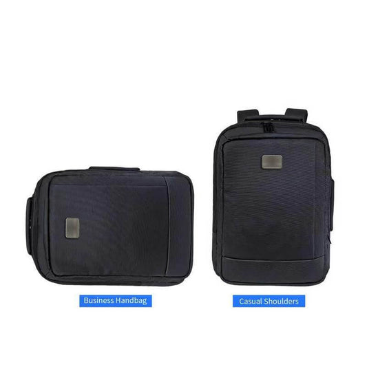 TURISMO - Santhome Expandable 17" Business Backpack - Black