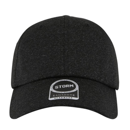 STORM - Santhome Textured 6-panel Cap - Black