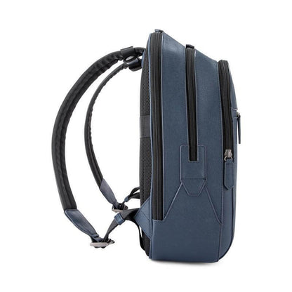 Cross Luxury Leather Backpack - Navy Blue